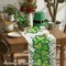St Patricks Day Decorations - Shamrock Table Runner | St Patricks Day Party Favors Supplies Decor Indoor Outdoor - Spring Holiday Banner Backdrop Decorations for Table Home Kitchen